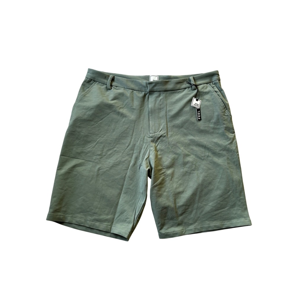 Swet Tailor Mens Shorts Size 38 Sage Green Chino Stretch Golf Casual